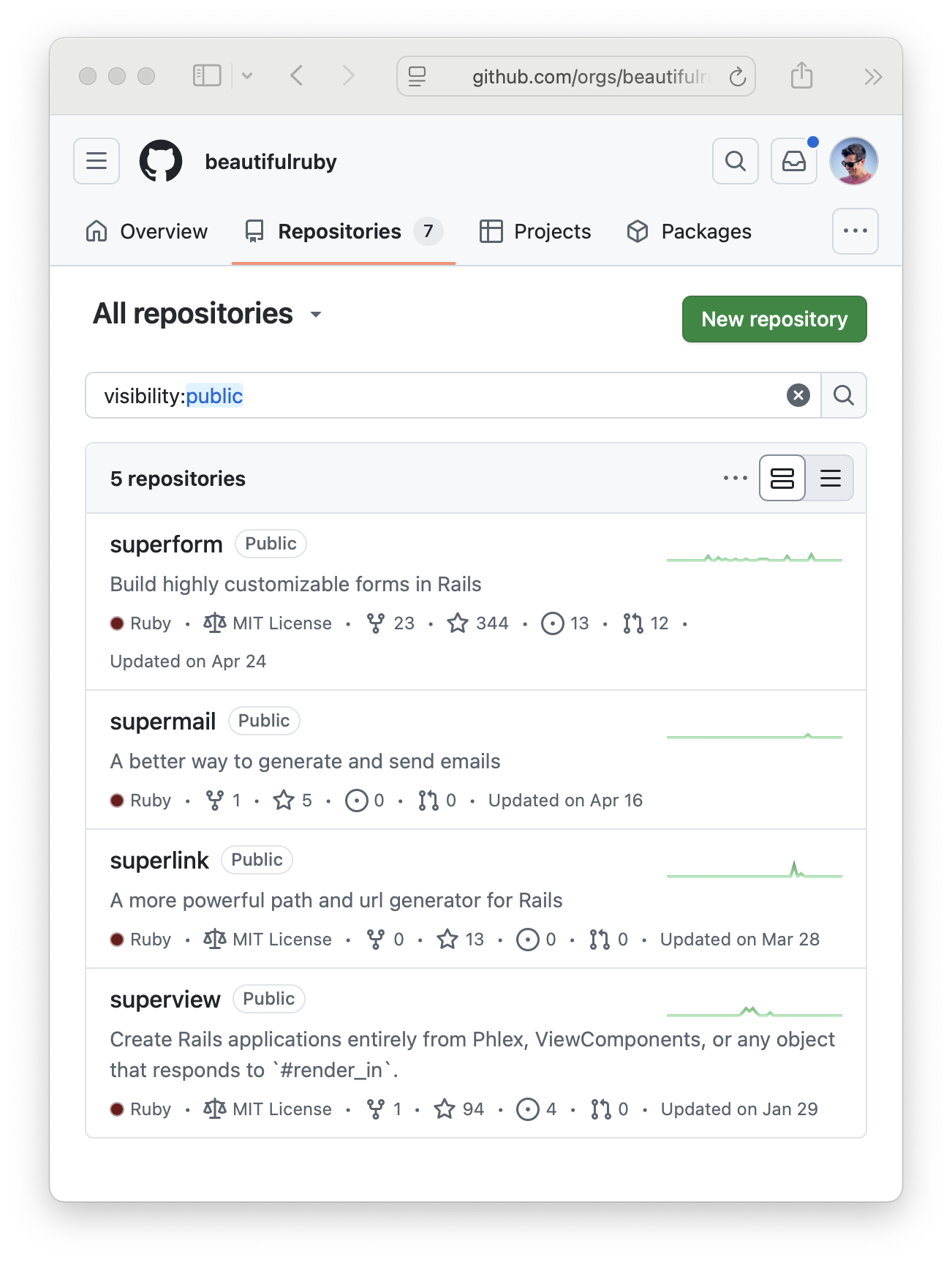 Super repos moved to GitHub