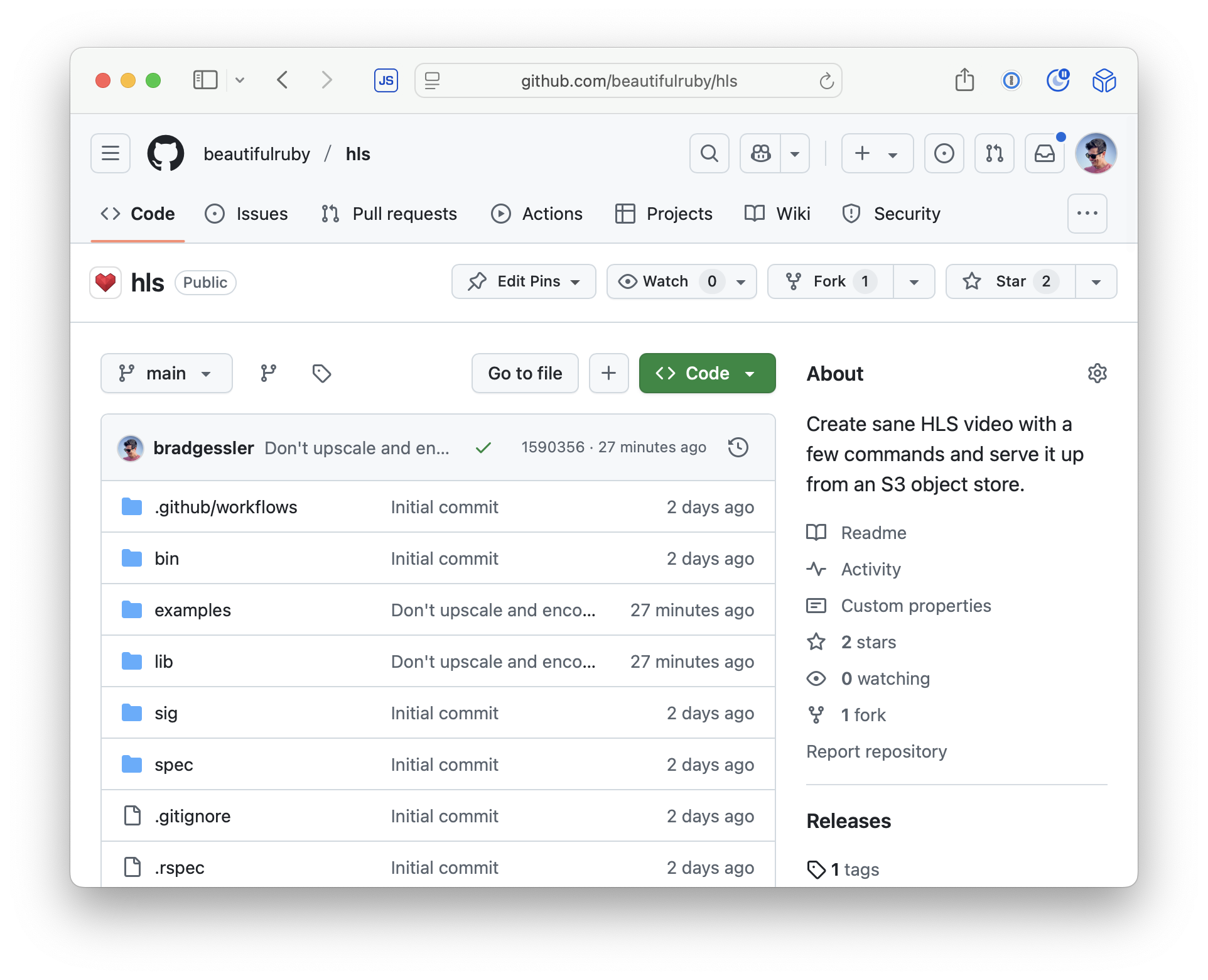 HLS Gem Github repo